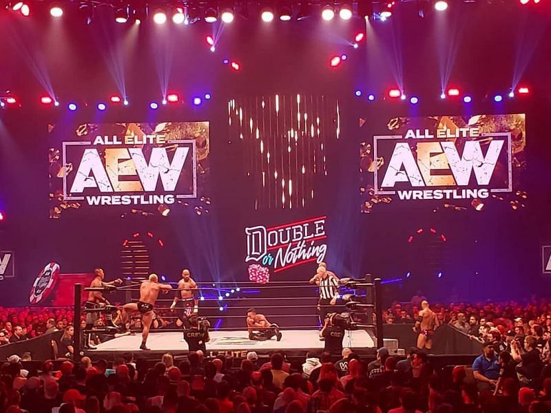 A fast-paced tag team match!